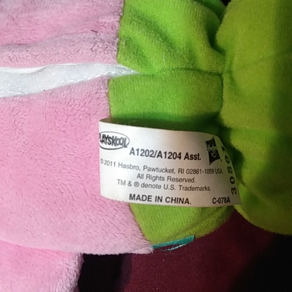 Playskool LULLABY GLOWORM 10" Doll 2009 WORKS Musical Lighted Nightlight Plush - Picture 3 of 4